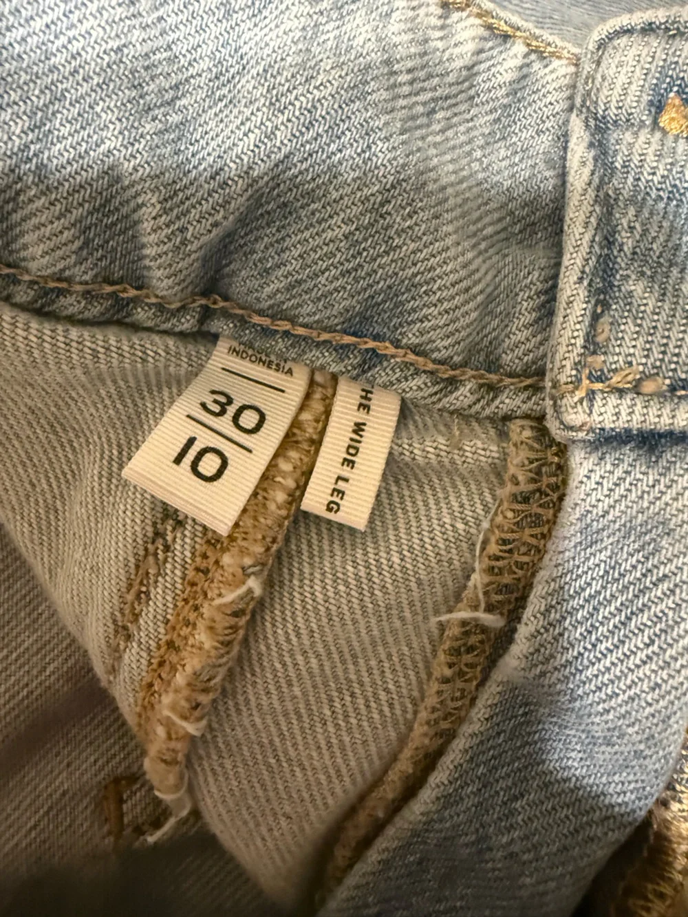 LOFT Light Wash Wide-Leg Jeans